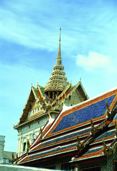 Buddha Tempel Südostasien Tagesansicht — Stockfoto