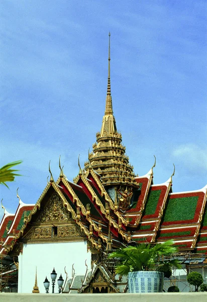 Buddha Tempel Südostasien Tagesansicht — Stockfoto