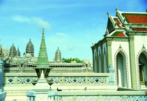Buddha Tempel Südostasien Tagesansicht — Stockfoto