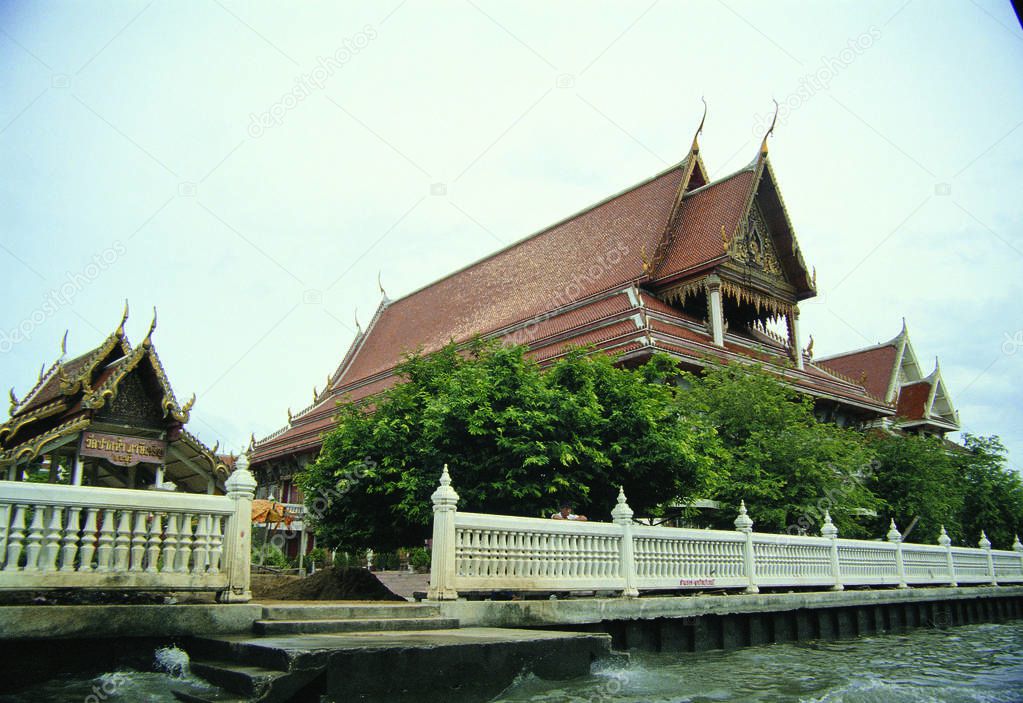 Buddha temple at Southeast Asia, daytime view 