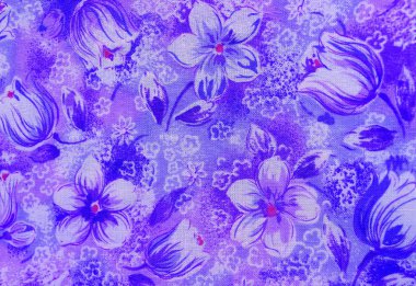 Çiçek Kumaş doku baskı