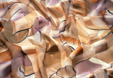 Kumaş dokusunun baskısı