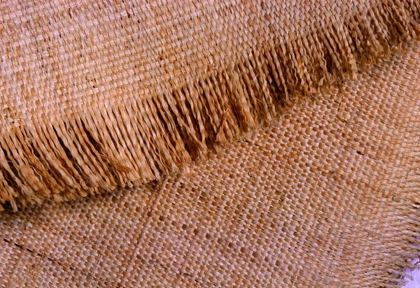 Close View Sackcloth Texture — Stock Photo, Image