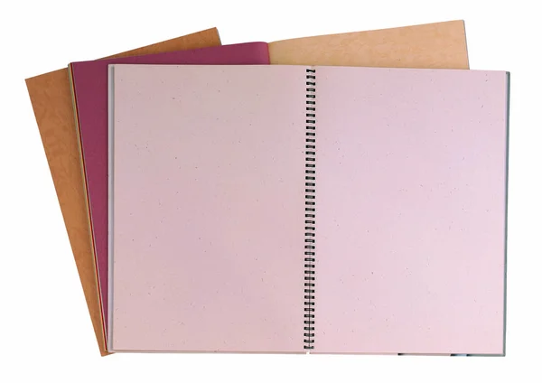 Notepads White Background — Stock Photo, Image