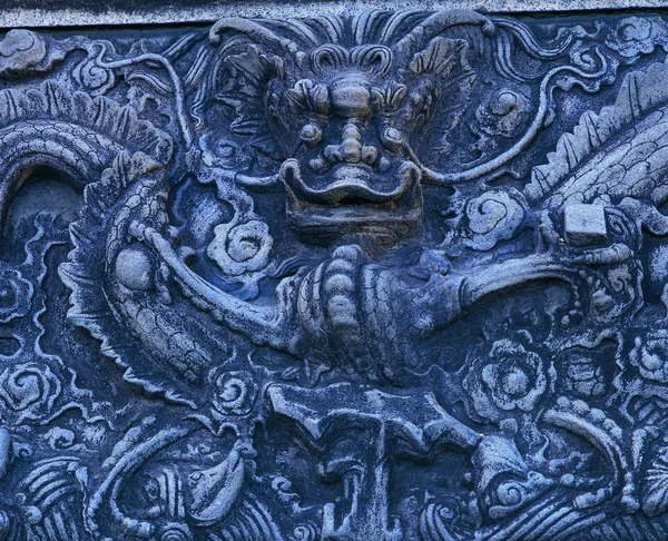 Detalle Dragón Hindú Símbolo Del Budismo — Foto de Stock