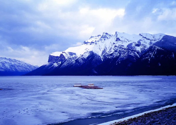 Paysage Montagnes Enneigées — Photo