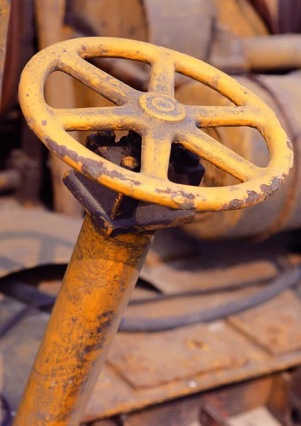 Detail Des Alten Rostigen Ventils — Stockfoto