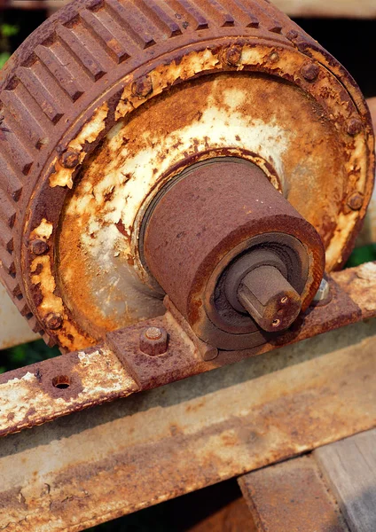 Detail Alter Rostiger Ausrüstung — Stockfoto