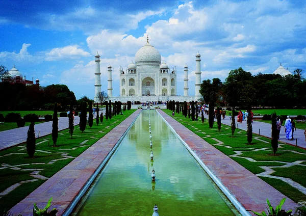 Taj Mahal Agra India Travel Place Background — Fotografia de Stock