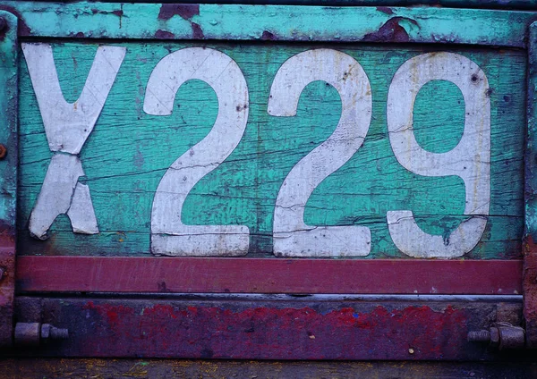 Numbers Grunge Wall Background Stock Photo
