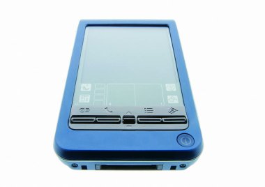 Beyaz arkaplanda akıllı telefon