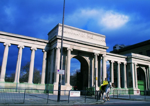 Bellissimo Arco Luogo Viaggio Sullo Sfondo — Foto Stock