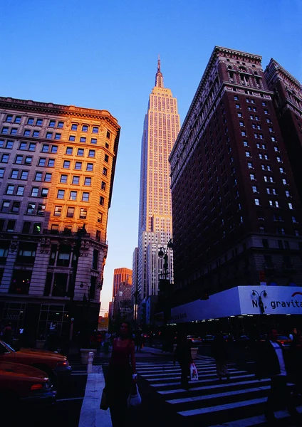 New York Skyline Verenigde Staten Reizen Plaats Achtergrond — Stockfoto