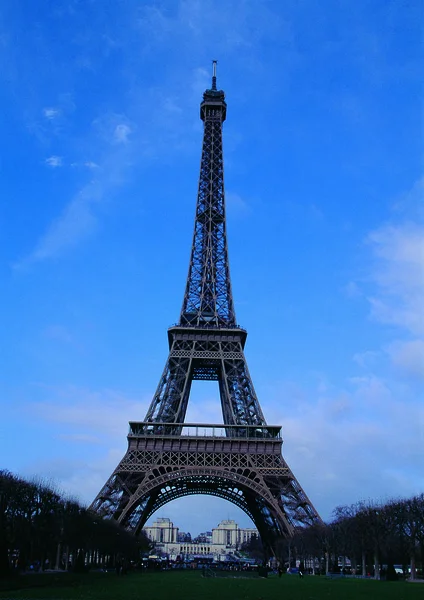 Eiffeltoren Parijs Frankrijk Reis Plaats Achtergrond — Stockfoto