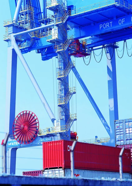 Internationell Logistik Hamn — Stockfoto