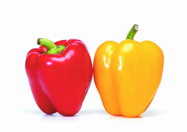 Paprika Witte Achtergrond — Stockfoto