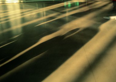 Trafik ışığının bulanık hareket bulanık arka planı