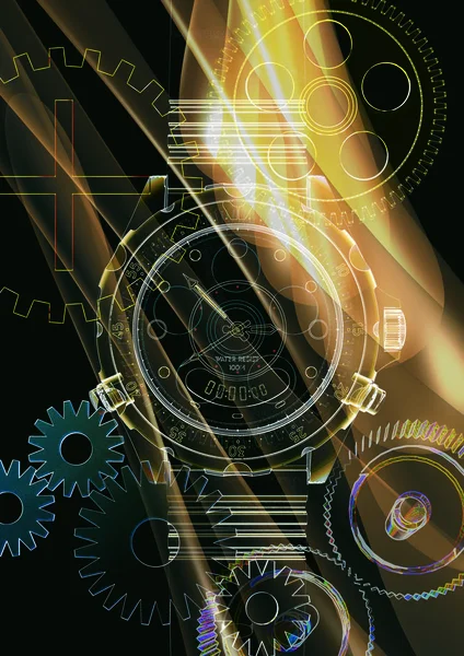 Abstrakt Schema Design Armbandsur — Stockfoto