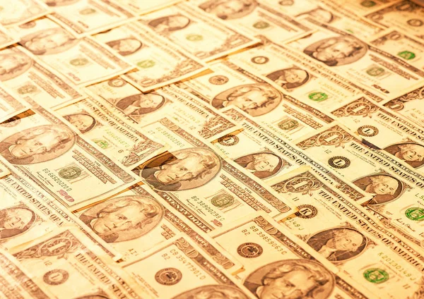 Крупным Планом Фоне Доллара — стоковое фото
