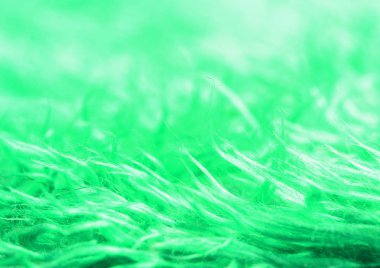 yeşil kürk arka plan yakından görünümü