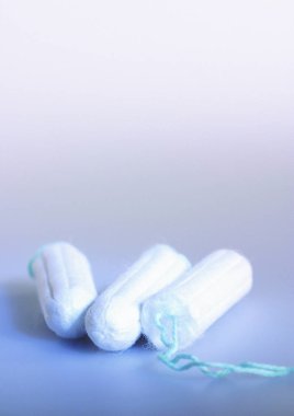 mavi arkaplanda tamponlar.