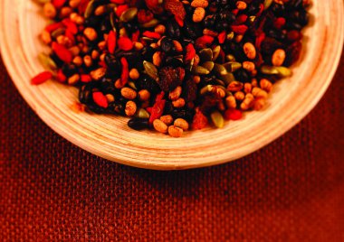 aromatik baharatların yakın görünümü