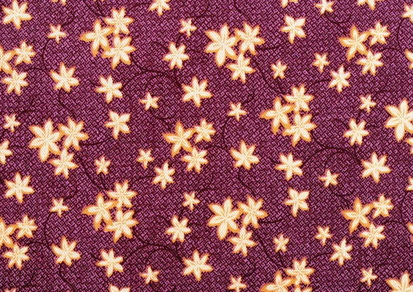 Close View Floral Fabric Background — Stock Photo, Image