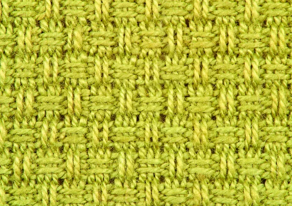 Close View Green Fabric Background — Stock Photo, Image