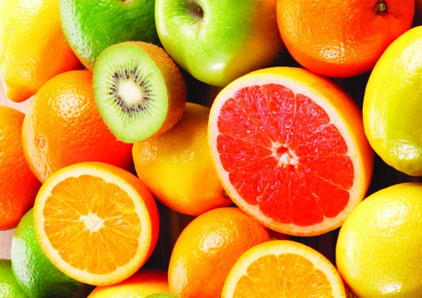 柑橘类水果特写 — 图库照片