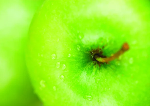 Nahaufnahme Von Grünem Apfel — Stockfoto