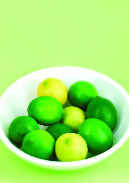 Close View Limes Bowl — Stok Foto