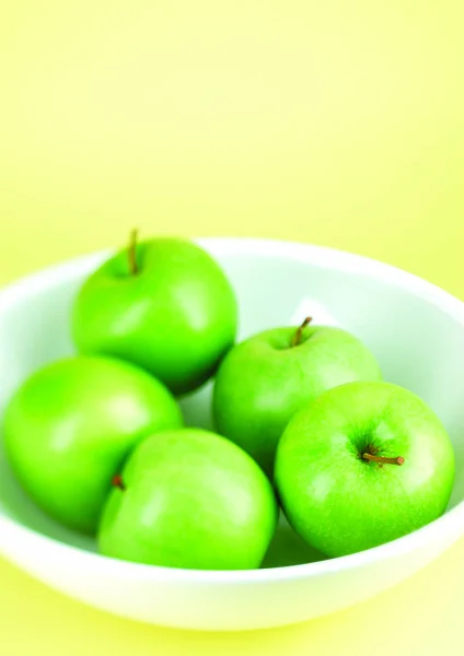 Nahaufnahme Von Grünen Äpfeln Schale — Stockfoto
