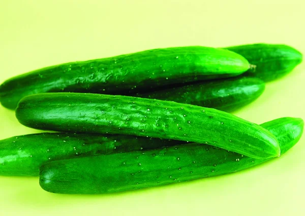 Close View Cucumbers — Stock Photo, Image