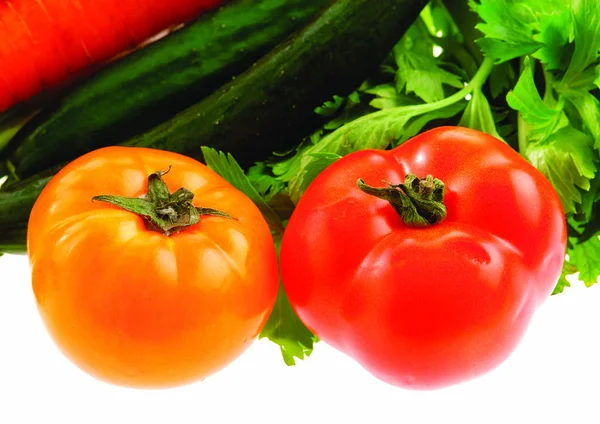 Vue Rapprochée Des Légumes — Photo