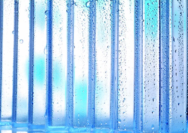 Gotas Água Fundo Vidro — Fotografia de Stock