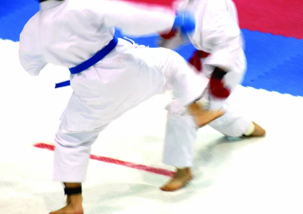 Karate Men Match — Stock Photo, Image