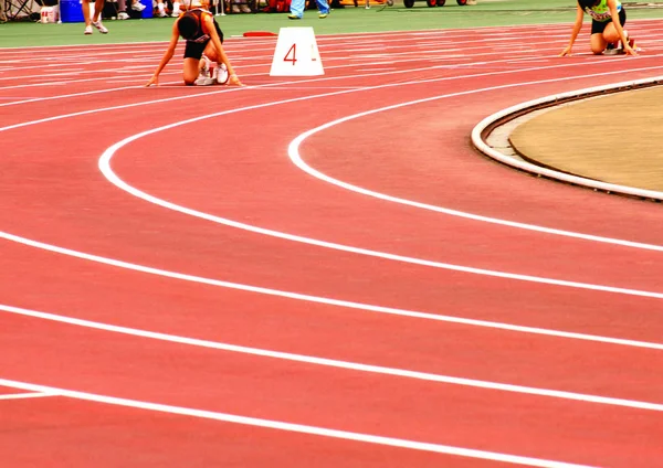 Runners Ready Start — Stock Photo, Image