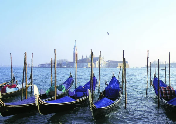 Gondoles Sur Canal Venise — Photo