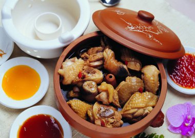 lezzetli Asya gıda tablo