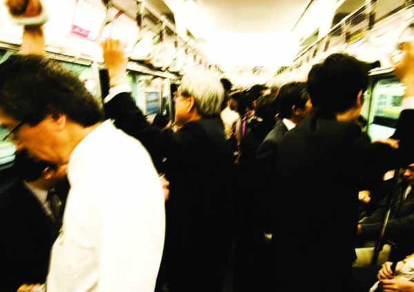 Japoneses Metro Movimiento — Foto de Stock