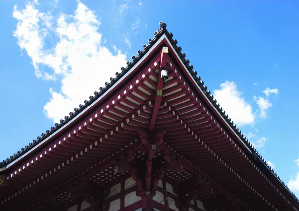 Японский Стиль Крыши Храме — стоковое фото