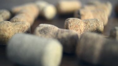 birçok şampanya mantarları