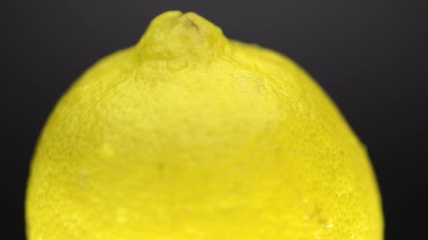 大きなレモンの回転 — ストック動画