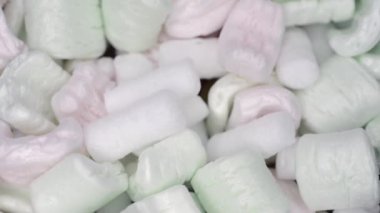 Ambalaj köpük yakın çekim