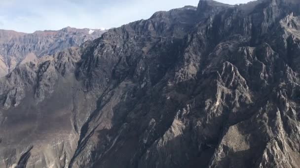 Felsige peru-berge — Stockvideo