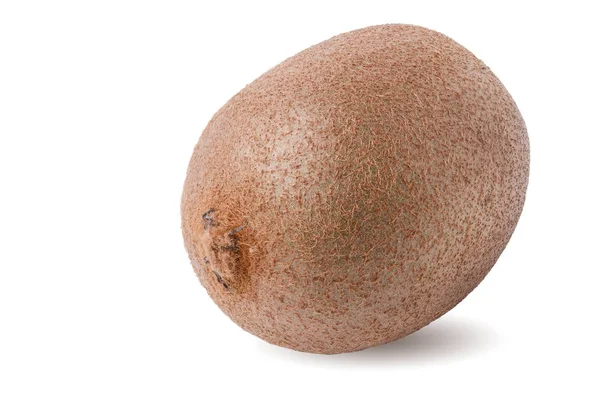 Ganze Reife Kiwi Früchte Isoliert Auf Weiß — Stockfoto