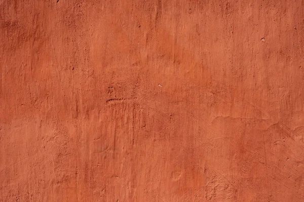 非常に詳細な赤い色の漆喰壁の背景 — ストック写真