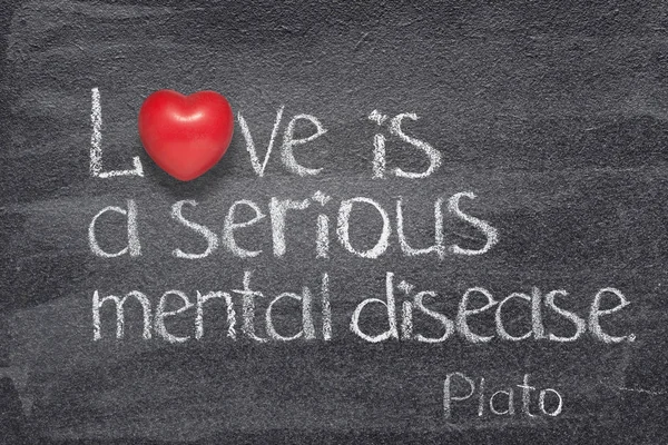 Kärlek sjukdom Plato — Stockfoto