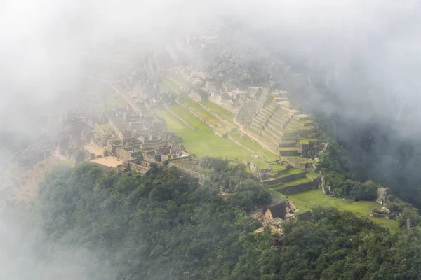 Machu Picchu ruinas aéreas — Foto de Stock