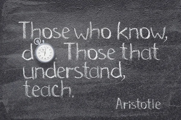 Who know Aristotle — Stock Photo, Image